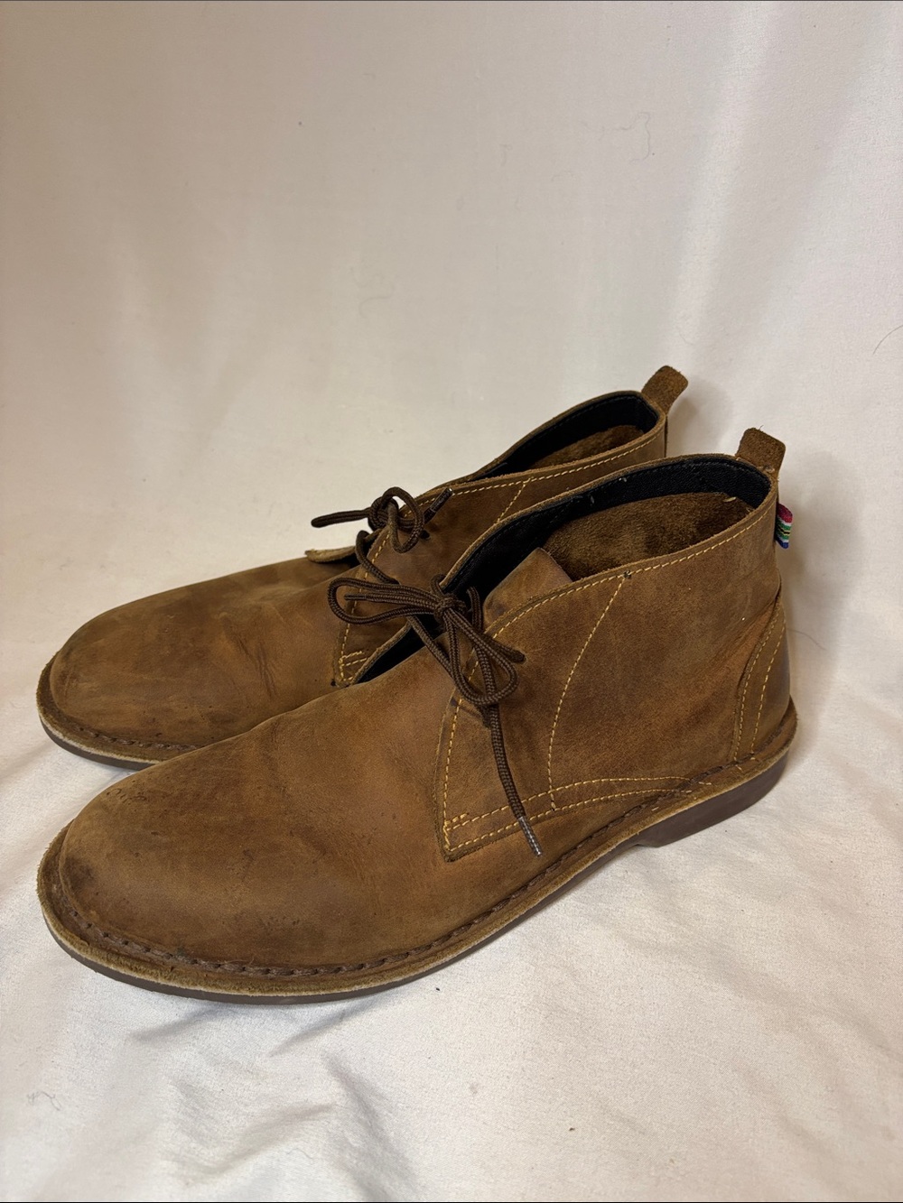 Veldskoen Heritage brown leather chukka desert boots  10